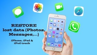 RECOVER deleted data Photos WhatsApp Contacts Messages on your iPhoneiPadiPod touch [upl. by Aylmar65]