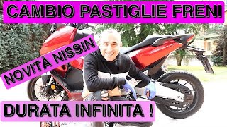 Cambio Pastiglie Freno Honda Forza 750 XADV 750 NISSIN SINTERIZZATE DURATA INFINITA [upl. by Nellaf682]