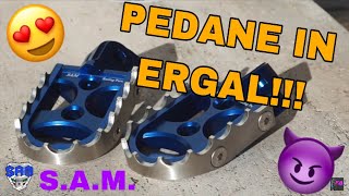 COME MONTARE DELLE PEDANE IN ERGAL MAGGIORATE by Sam Racing Parts [upl. by Llerrej]