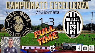 7° giornata Eccellenza Bulè Bellinzago Vs Biellese 13 [upl. by Sheilah]