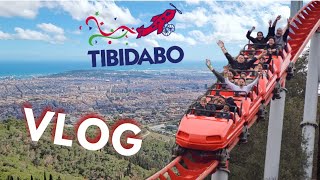 Dieser Freizeitpark hat DIE BESTE AUSSICHT über BARCELONA  Tibidabo Vlog [upl. by Magdala]