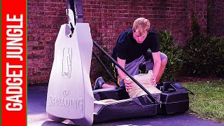 Spalding Ultimate Hybrid 54quot Review  The Best Portable Basketball Hoop in 2020 [upl. by Nyrhtakyram]