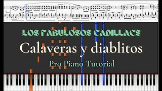 Los fabulosos cadillacs  Calaveras y diablitos  Pro Piano Tutorial [upl. by Esinehc]