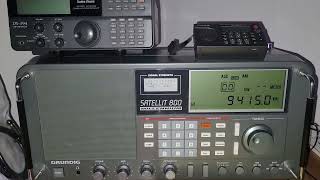 Grundig Satellit 800 Millennium Shortwave Radio 111524 CRI in English from Xianyang China [upl. by Inobe]