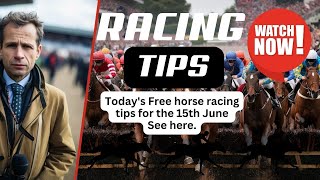 Free Horse Racing Tips  Saturday 15th June [upl. by Werner119]