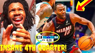 CRAZY NECK amp NECK GAME END WITH A BANG HEAT VS HORNETS PRESEASON HIGHLIGHTS REACTION 2024 [upl. by Maffa104]