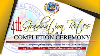 Jongo National High School  Virtual Senior High School Graduation and Completion Ceremony [upl. by Lybis]