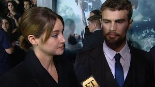 Shailene Woodley amp Theo James Promise Bigger Sweatier Insurgent Action [upl. by Isaacs]