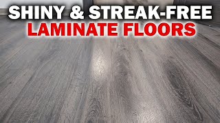 How to Clean Laminate Floors and Make Them Shine 💥 Without Leaving Streaks [upl. by Ardnohsed]