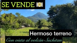 SE VENDE Hermoso terreno con vista al volcán Suchitan En Aldea Horcones Santa Catarina Jutiapa Guate [upl. by Alleon874]