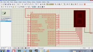 Tutorial  PIC microcontroller pic18f452 interfacing with common anode seven segment [upl. by Hertzfeld]