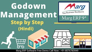 Marg Erp Godown Store Full Complete Step by Step in Hindi  Marg Free Demo Call Now  8076783949 [upl. by Bertine]