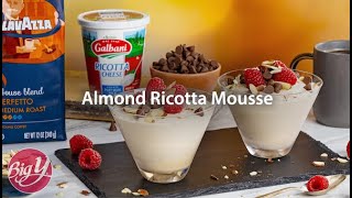 Almond Ricotta Mousse Recipe [upl. by Idalia569]