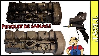 Pistolet de sablage avec abrasif de sablage 2030 le test  👍 [upl. by Kinnard]