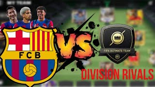 PLAYING WITH FULL BARCELONA SQUAD IN DIV RIVALS  FC MOBILE 24 [upl. by Finlay]