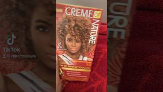 Creme of nature hair dye hairdye boxdye cremeofnature like subscribe hairtransformation [upl. by Dante234]