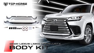 2023Lexus Lx600 Modellista Body Kit [upl. by Nesyrb]