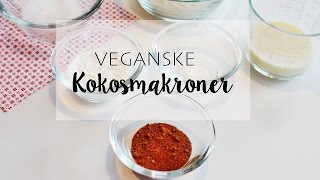 Veganske kokosmakroner [upl. by Dexter]