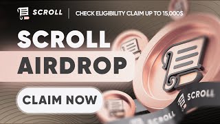 Crypto Airdrop  SCROLL Airdrop 500000 worth of SCR [upl. by Ajar]