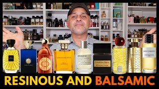 Top 22 Resinous  Balsamic Fragrances  Favorite Fragrances Featuring Reins  Balsams [upl. by Darya526]