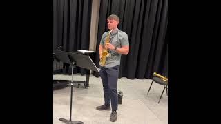 Bozza étude 12 for alto saxophone [upl. by Lisabeth]