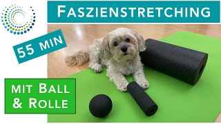 faszienstretching  faszien Ausrollen  TuinaEigenmassage  mit blackroll Ball amp Rolle [upl. by Eycal231]