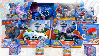 Paw Patrol Toy Collection Unboxing  Aqua Pups  Mighty Movie  Blind Box Surprise  ASMR toy review [upl. by Assenyl]