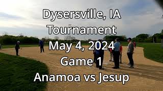 5424 Baseball Anamosa 12u vs Jesup at Dyersville Tournament [upl. by Rurik]