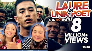 Reacting on Laure Vs Unik Poet Epic Rap Battle  Raw Barz nepalireaction [upl. by Alue744]