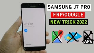 Samsung J7 pro J730F Frp BypassSMJ730F Google Account RemoveSMJ730F Hard Reset By Frp unlock [upl. by Donielle]