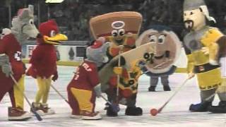 Macs Mascot Mania Broomball Game [upl. by Boorman]