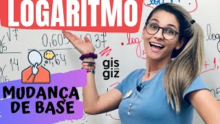 LOGARITMO MUDANÇA DE BASE \Prof Gis LOG [upl. by Matthews]