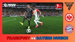 EINTRACHT FRANKFURT vs BAYERN MUNICH  Bundesliga 202425  EA SPORTS FC 25 [upl. by Alda]