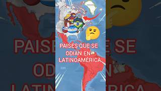 PAISES QUE SE ODIAN EN LATINOAMÉRICA countryballs paises historia guerra mapa [upl. by Willet]