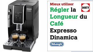 Régler la longueur de votre café avec lExpresso Dinamica [upl. by Michelle414]