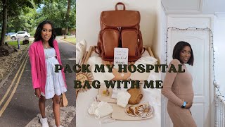 WHATS IN MY HOSPITAL BAG FOR LABOUR  FIRST TIME MUM  UK 2024 [upl. by Aala197]