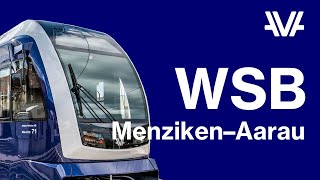 Komplette Führerstandsfahrt Menziken–Aarau WSB [upl. by Lennod]