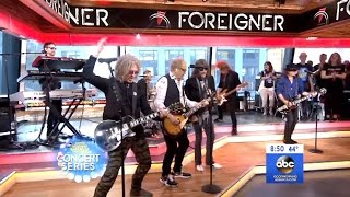 Foreigner  Performs Feels Like The First Time  GMA [upl. by Terrilyn]