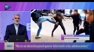 Peleas callejeras quotDesde los 16 años se puede poner un régimen mínimo de responsabilidad penalquot [upl. by Moia]