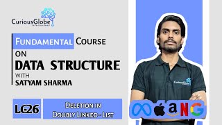 Deletion in Doubly Linked List  Lc  26  Data Structure [upl. by Garbe899]