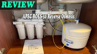 APEC ROES50 Reverse Osmosis Review 2021 [upl. by Radek]