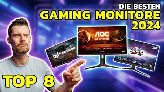 Die BESTEN Gaming Monitore 2024  Top 8 im Test amp Vergleich  Kaufberatung [upl. by Potts130]