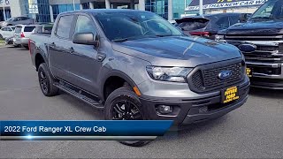 2022 Ford Ranger XL Crew Cab Sacramento Roseville Elk Grove Folsom Stockton [upl. by Unders]