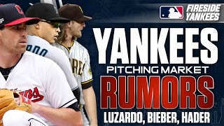 Yankees Pitching Market Rumors Luzardo Bieber Hader [upl. by Oster]