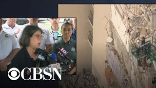 Officials At least 4 dead 159 unaccounted for after Florida building collapse [upl. by Aicelef15]