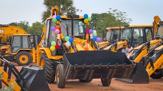 Purchase New JCB 3DX Plus Puja in Jcb showroom  Jcb show [upl. by Nilreb]