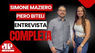 Entrevista com Simone Maziero e Piero Biteli  Jornal da Pan  23102024 [upl. by Ramraj]