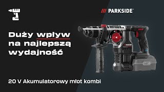 Mocna akumulatorowa młotowiertarka 20 V z serii PARKSIDE PERFORMANCE [upl. by Ilrebmik]