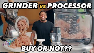 Meat Grinder vs Processor Review  Should You Buy [upl. by Mulac891]