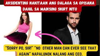 AKSIDENTENG NAKITAAN ANG DALAGA SA OPISINA DAHIL SA MAIIKSING SKIRT NITO quotSORRY PO SIRquot [upl. by Bilak457]